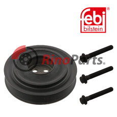 1 748 942 S1 TVD Pulley for crankshaft, with bolts