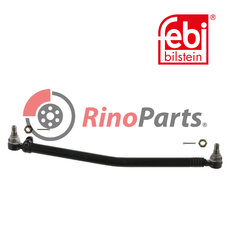 972 460 15 05 Drag Link with castle nuts and cotter pins, from steering gear to 1st front axle