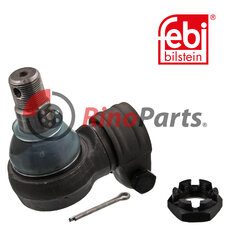 81.95301.6238 Angle Ball Joint for steering hydraulic cylinder with castle nut and cotter pin