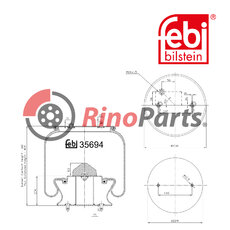 1 440 302 Air Spring with steel piston