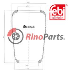 20554764 Air Spring without piston