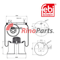 946 328 15 01 S Air Spring with steel piston