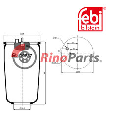 81.43601.0160 Air Spring without piston