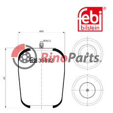 942 327 04 01 Air Spring without piston