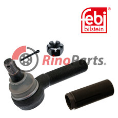 21263974 S1 Tie Rod / Drag Link End with threaded sleeve, castle nut and cotter pin
