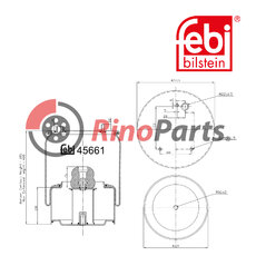 1152 126 Air Spring with steel piston